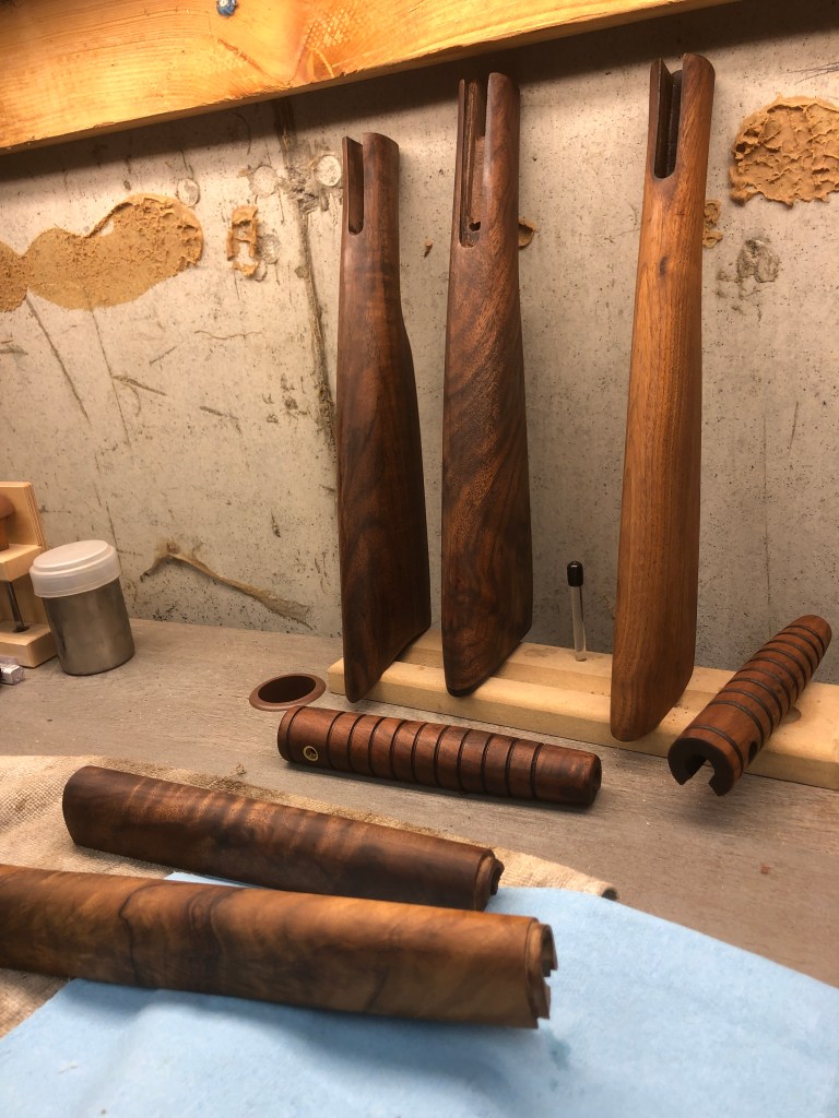 New highly figured English Walnut forearm