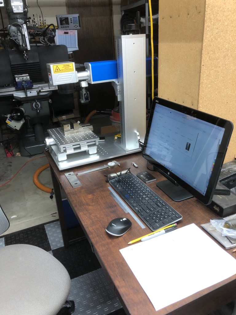 30W fiber MOPA laser